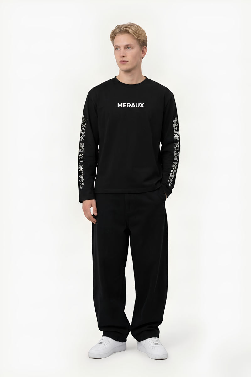 Arch Longsleeve – Black / White