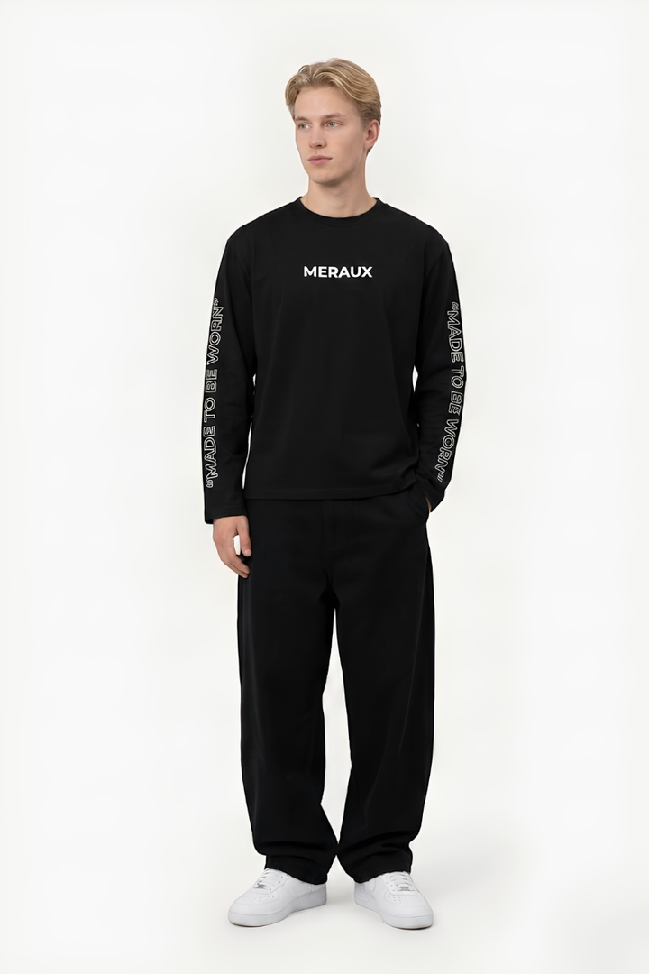 Arch Longsleeve – Black / White