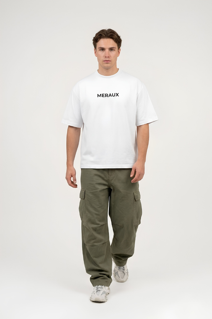 Arch Tee – White / Black