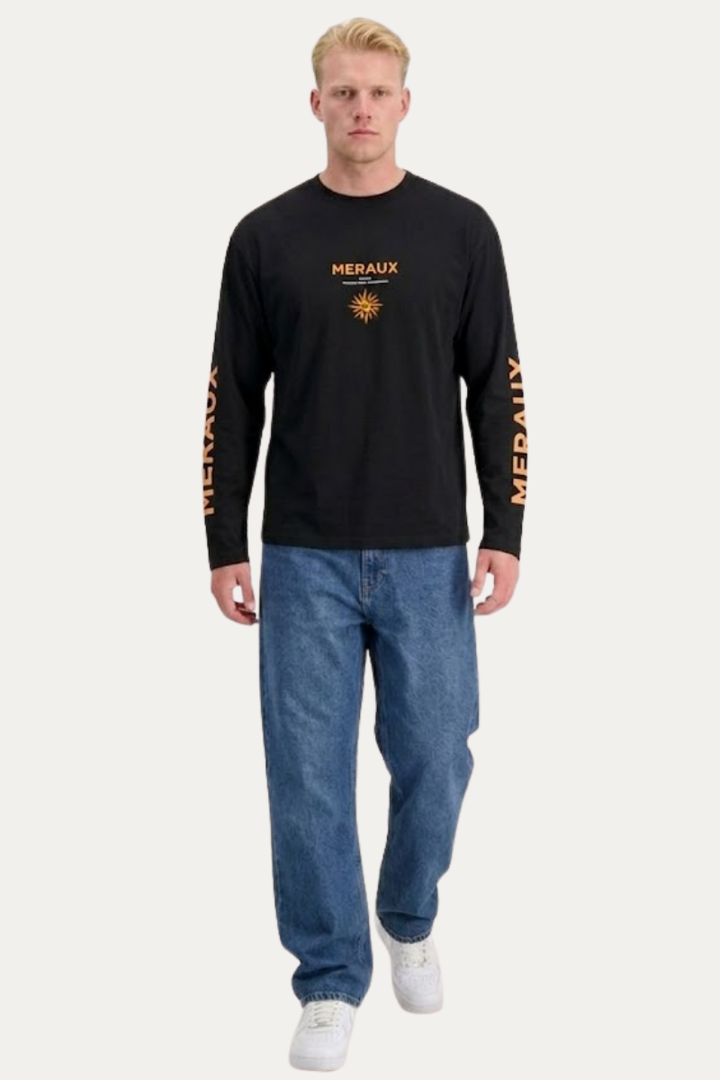 Northstar Longsleeve – Black / Orange