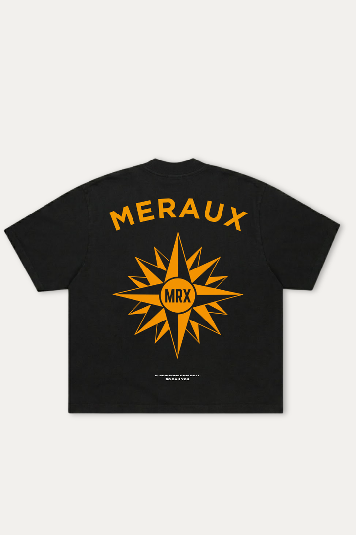 Northstar Tee – Black / Orange