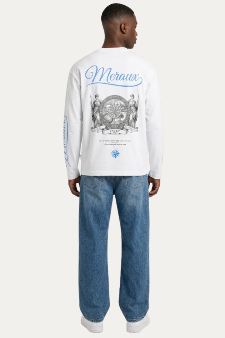 Fortuna Longsleeve – White / Blue