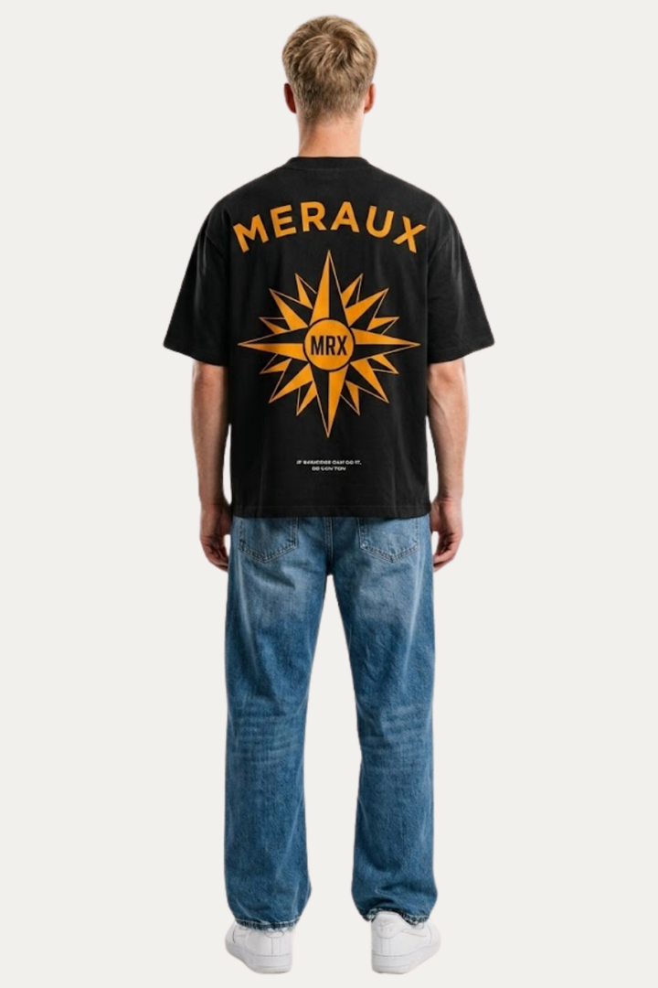 Northstar Tee – Black / Orange