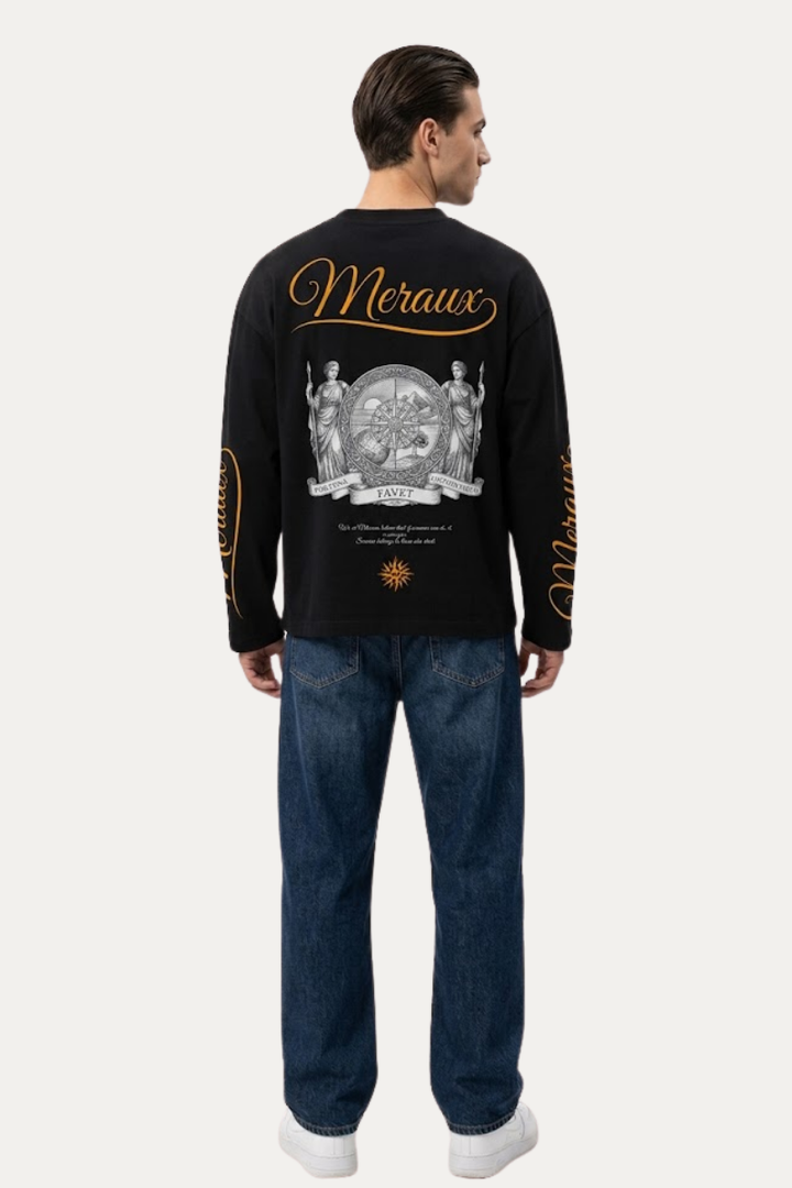 Fortuna Longsleeve – Black / Orange
