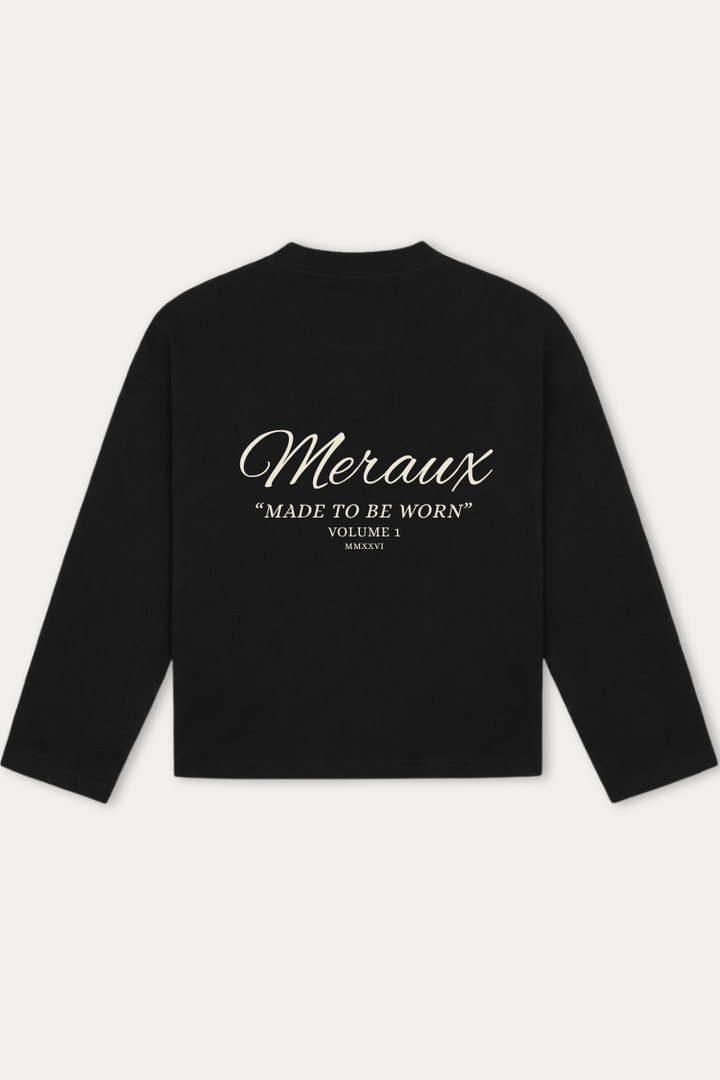 Script Longsleeve – Black / White