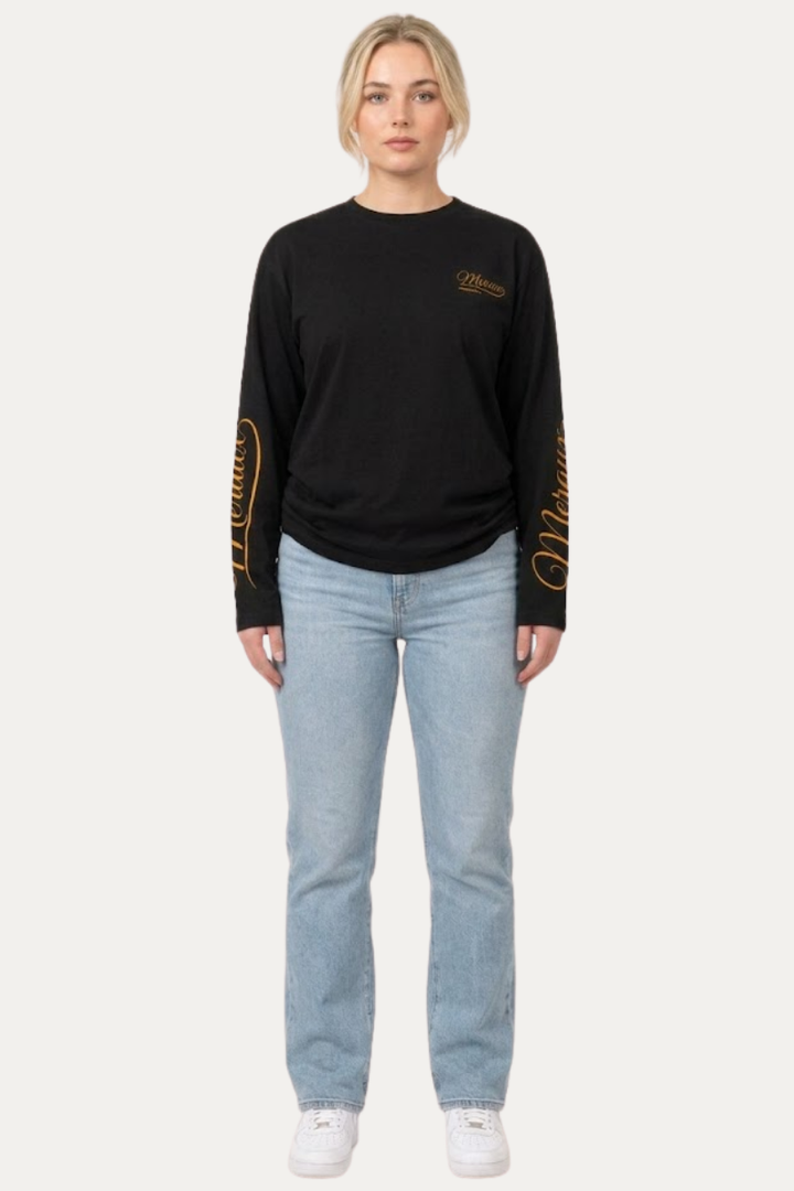 Fortuna Longsleeve – Black / Orange