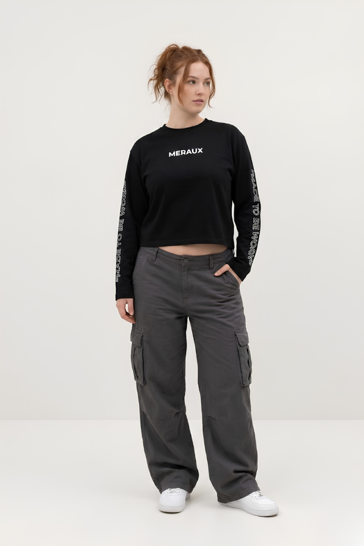 Arch Longsleeve – Black / White