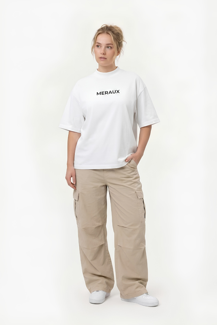 Arch Tee – White / Black