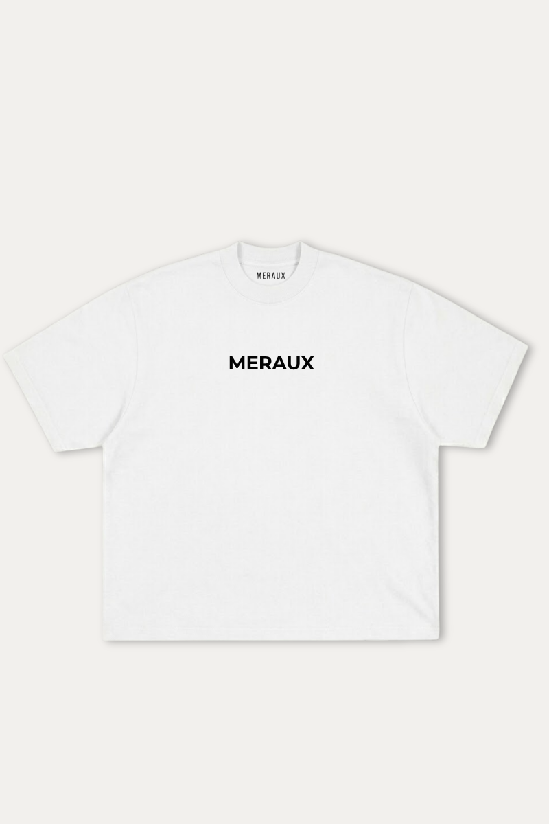 Arch Tee – White / Black