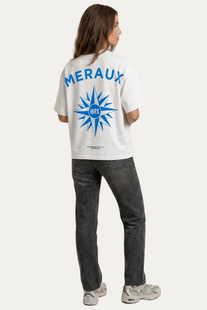 Northstar Tee – White / Blue