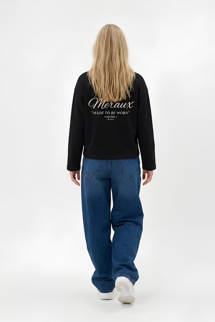 Script Longsleeve – Black / White