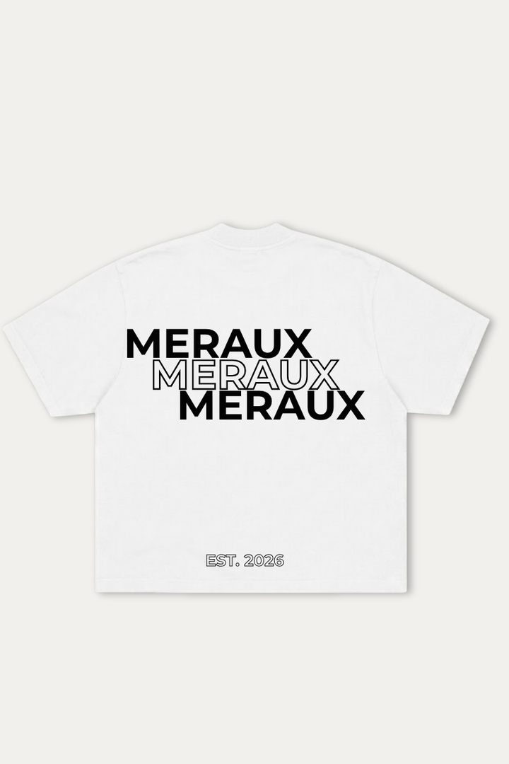 Arch Tee – White / Black