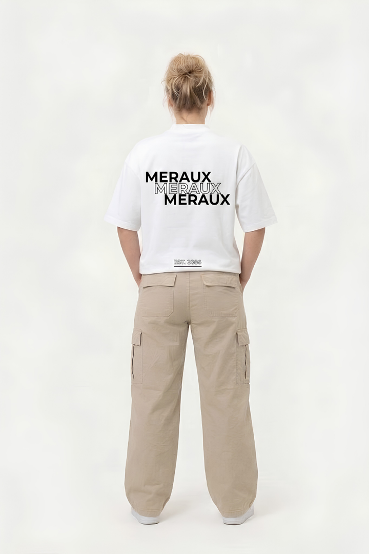 Arch Tee – White / Black