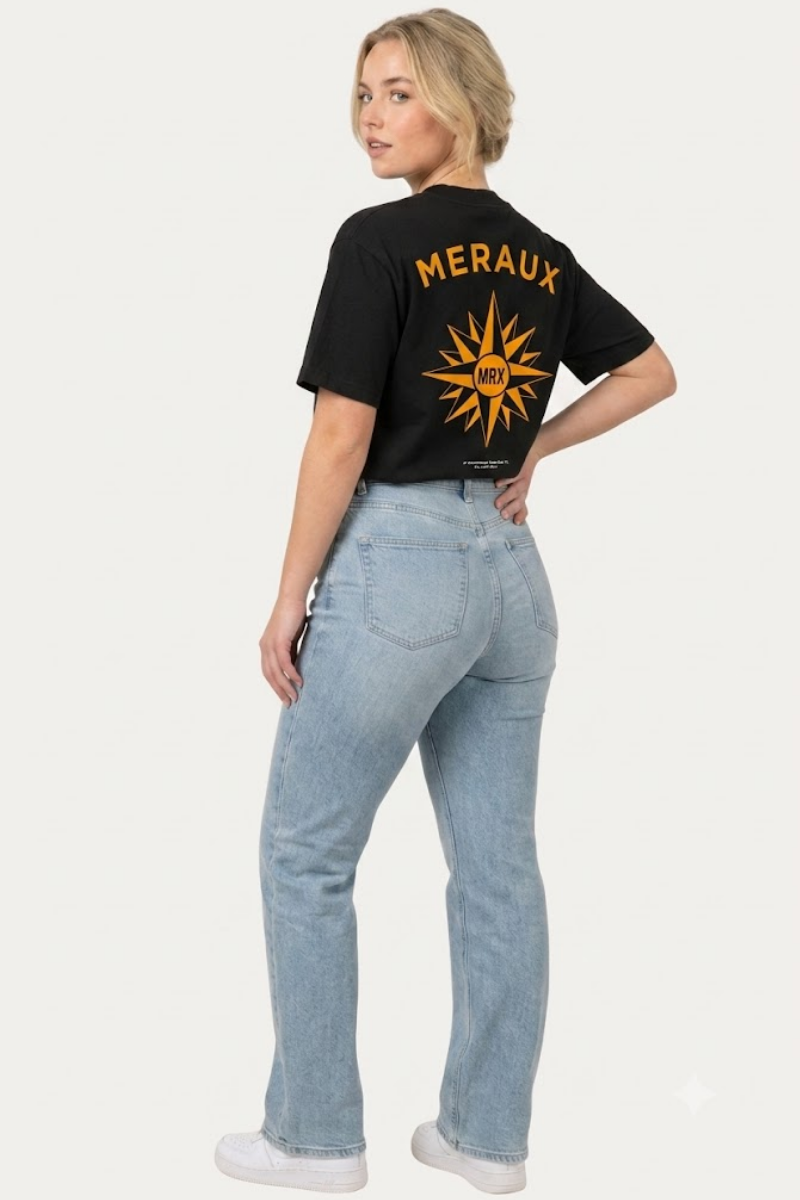Northstar Tee – Black / Orange