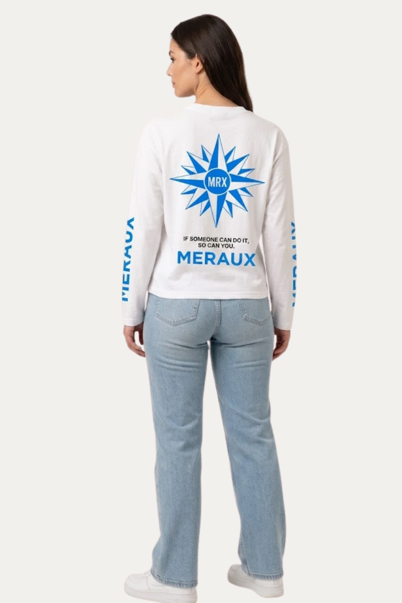 Northstar Longsleeve – White / Blue