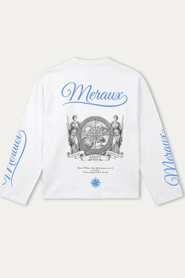 Fortuna Longsleeve – White / Blue