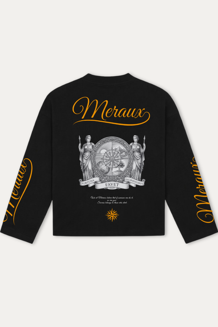 Fortuna Longsleeve – Black / Orange