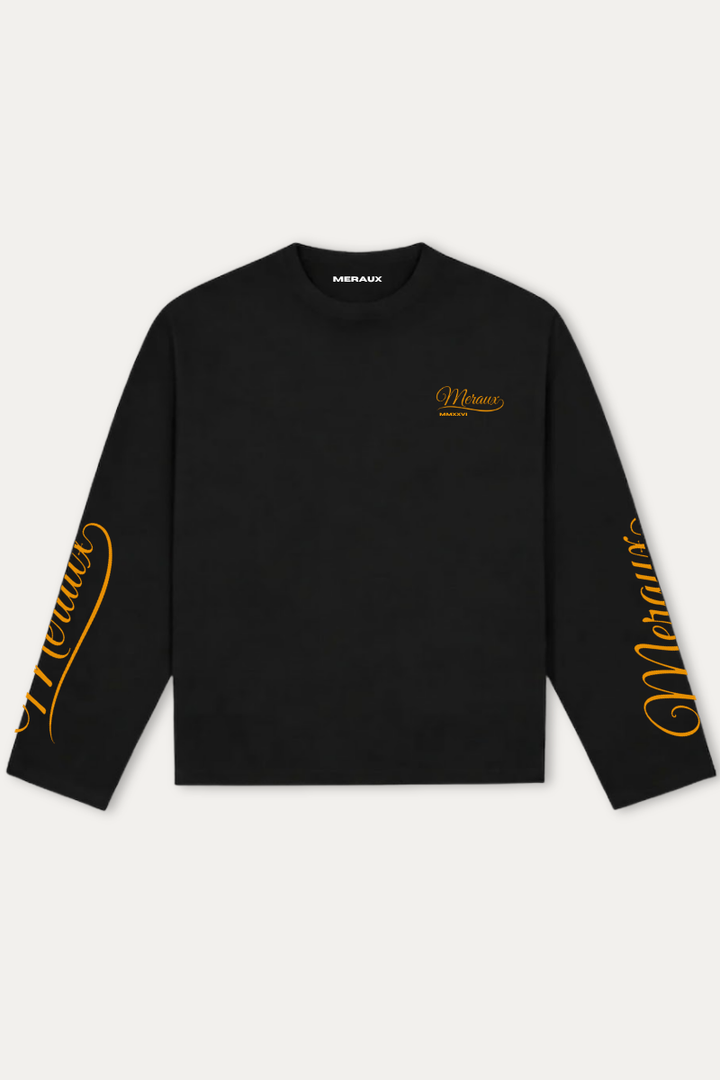 Fortuna Longsleeve – Black / Orange