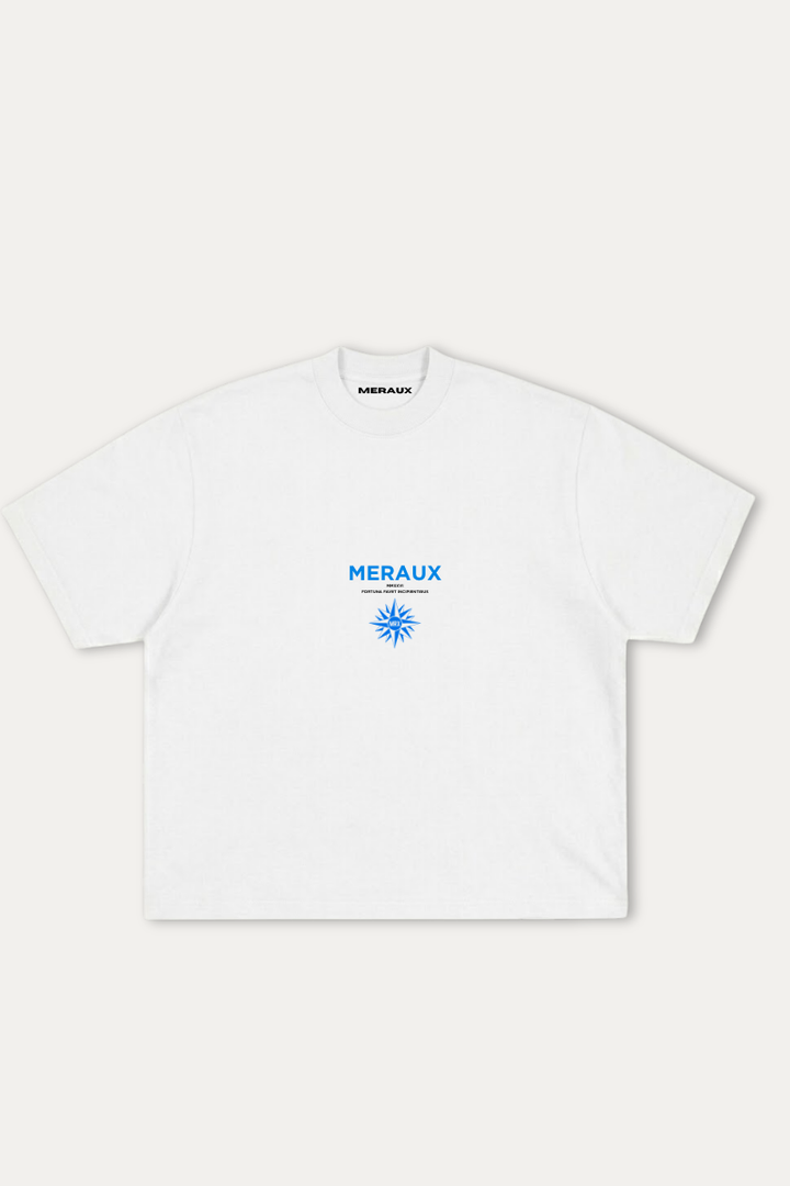 Northstar Tee – White / Blue