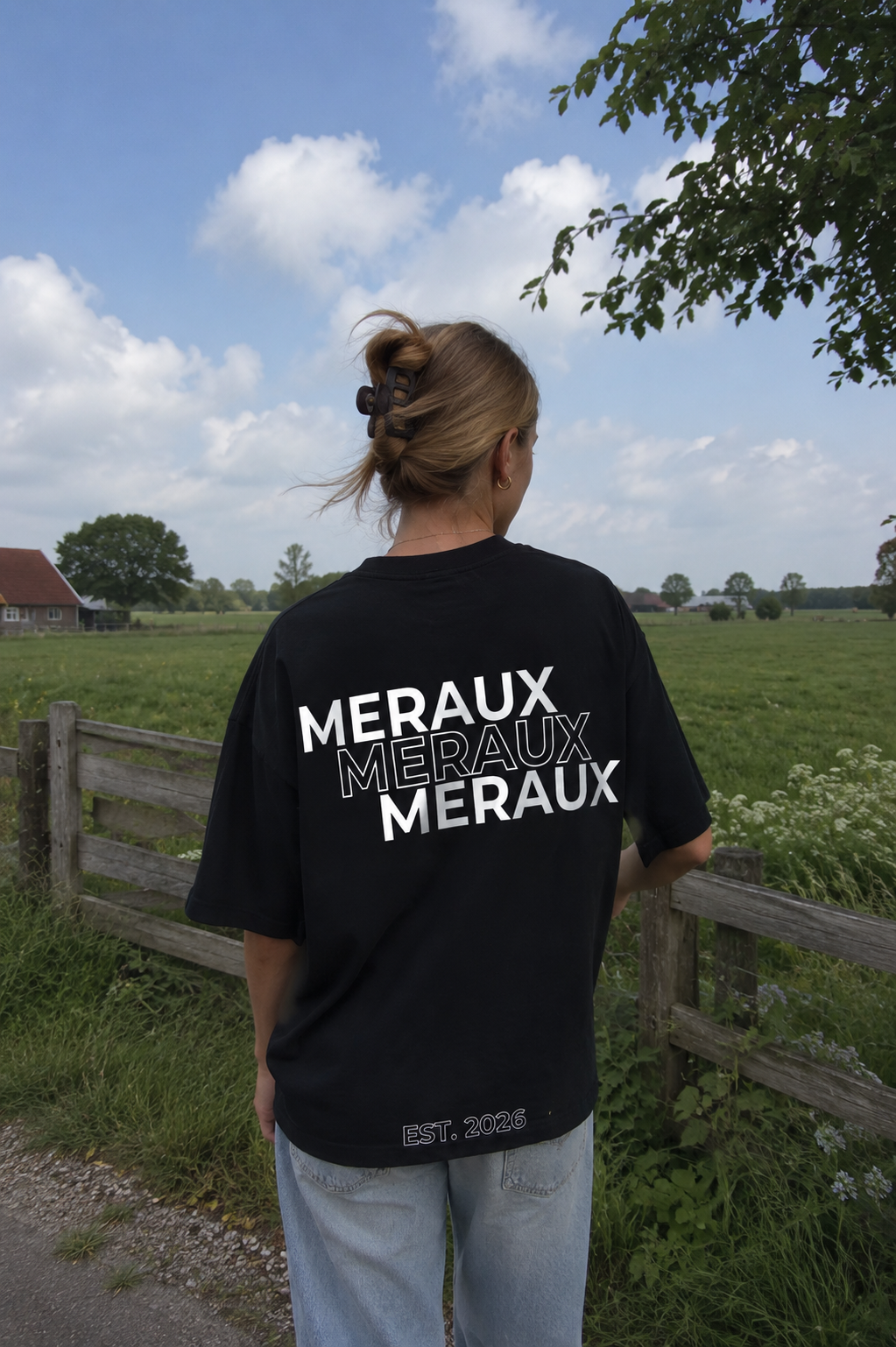 Arch Tee – Black / White